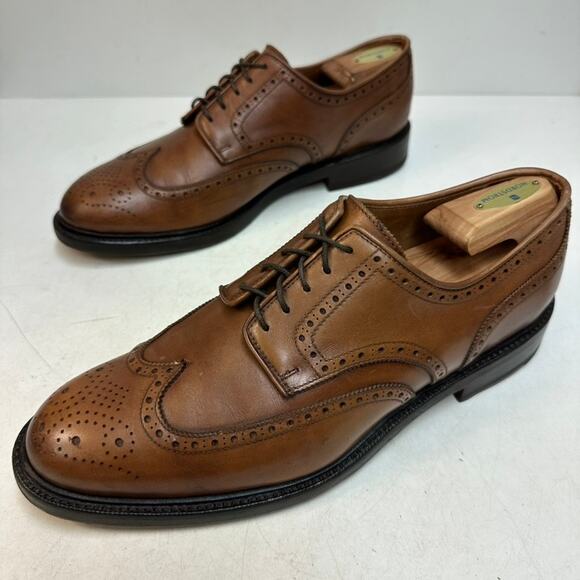 NEW HEELS Polo Ralph Lauren Brenton Wingtip Derby Goodyear Welt Made in Spain 12 main image 7
